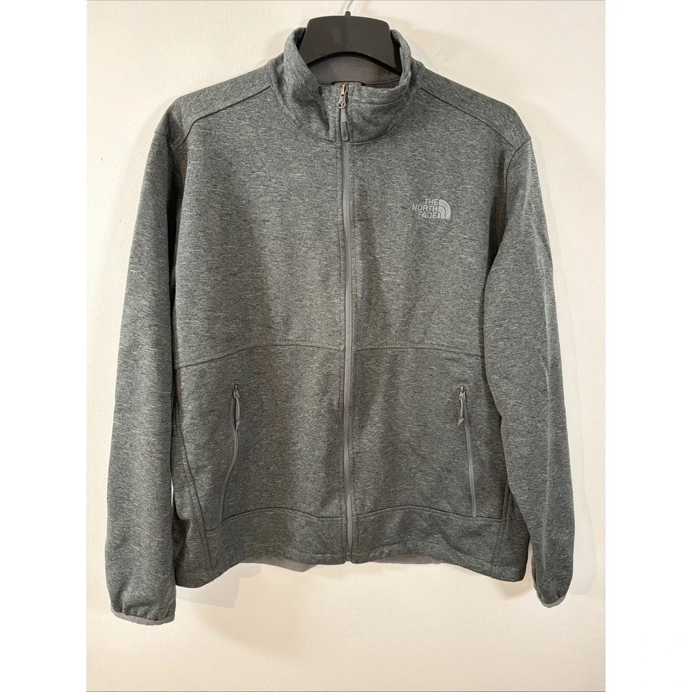 The North Face Jacket‎ Mens XL Dark Grey Full Zip High Neck Apex Lined Coat